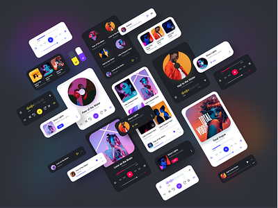 UNIVERSAL UI KIT app calendar dashboad ecommerce messenger mobile app music shot social ui ui ux ui8