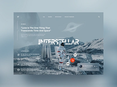 INTERSTELLAR concept design dribbble figma interstellar shot space ui ui ux ui design ui ux uidesign uiux ux web web design webdesign website website design