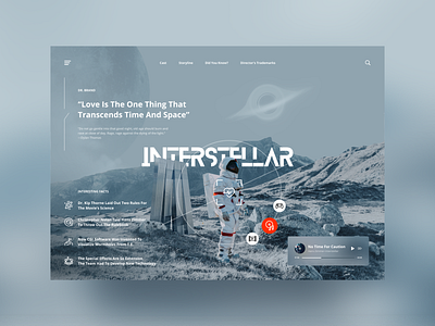 INTERSTELLAR concept design dribbble figma interstellar shot space ui ui ux ui design ui ux uidesign uiux ux web web design webdesign website website design