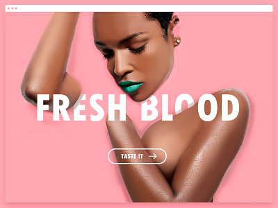 Fresh blood concept dribbble dribbbler inspiration shot splash