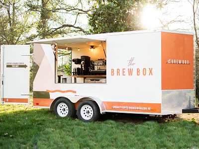 Coffee Truck Wrap Design coffee coffee shop coffee truck design espresso illustraion restaurant truck