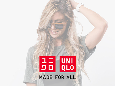 UNIQLO Banner apparel apparel logo branding design fashion identity redesign redesign concept retail sunglasses uniqlo watch