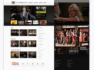 Afterbuzz branding bt creative design media movies ui web website