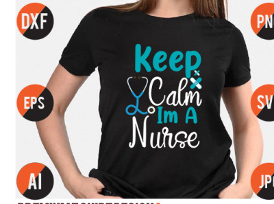 Nurse T Shirt Design stethoscope svg