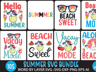 Summer Svg bundle