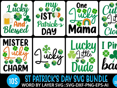 St.Patrick's Day Svg Bundle st.patricks day svg bundle