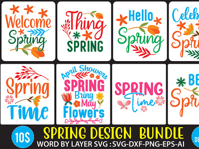 Spring Svg Bundle spring svg bundle