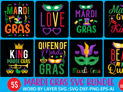 Mardi Gras Svg Bundle mardi gras svg