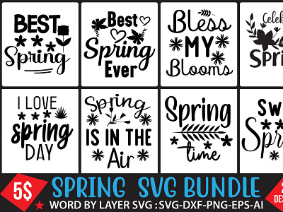 Spring Svg bundle spring svg bundle