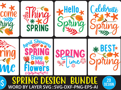 Spring  Svg  Bundle