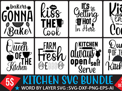 Kitchen Svg Bundle kitchen svg bundle