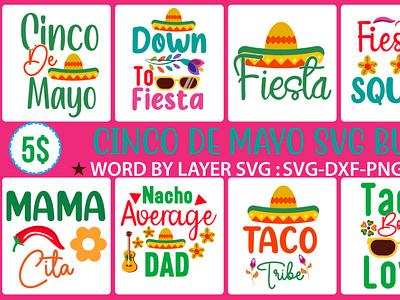 Cinco De Mayo Svg Bundle