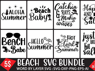 Beach Svg Bundle summer svg bundle