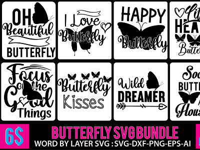 Butterfly Svg Bundle butterfly