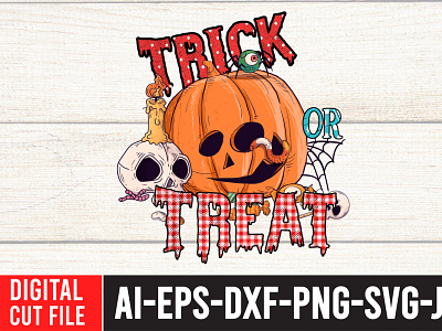 Trick or Treat Sublimaion PNG