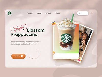 Concept for Starbucks coffe design figma starbucks ui ux webdesign