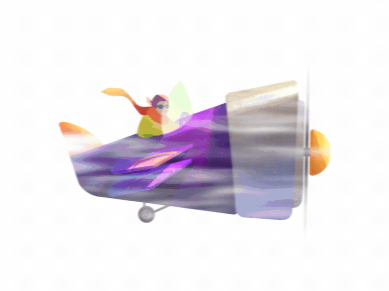 Planning / Planeando animation illustration motion motiongraphics plane
