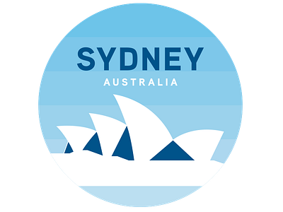 Sydney Badge Illustration