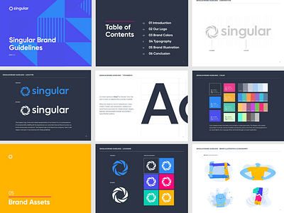 Singular Brand Guidelines brand identity branding design systems design teams