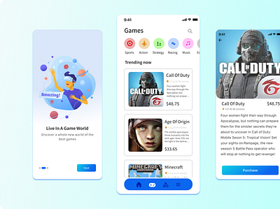 Gaming Ui figma mobile product design ui ux