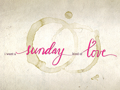 A Sunday Kind of Love