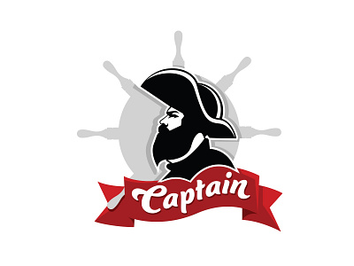 Captain Logo captain illustration logo nodical pirate