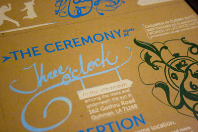 Our wedding invitation. illustration lettering wedding invitations