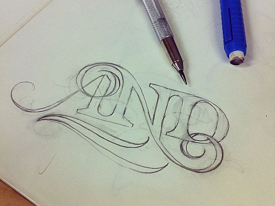 And ampersand hand lettering lettering sketch typography