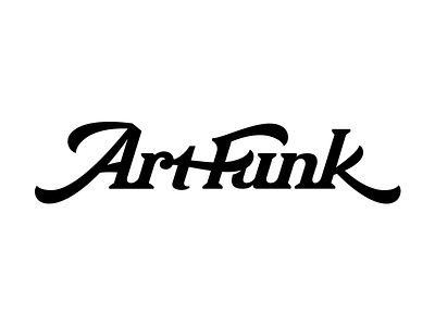 Art Funk logo lettering logo vector lettering