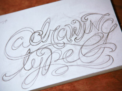 @drawingtype lettering sketch