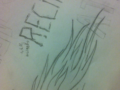 Dead Word, Rec Sketch dead words illustration lettering sketch