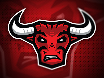 Bull Logo basketball bison brand branding bull chicago design esport esports graphic icon illustration illustrator logo logos mark nba sport sports sports logo