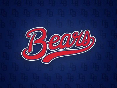 Bears Custom Script Wordmark baseball bear bears branding cap cursive custom esports grizzly handwriting illustration logo script sport sports typography wordmark