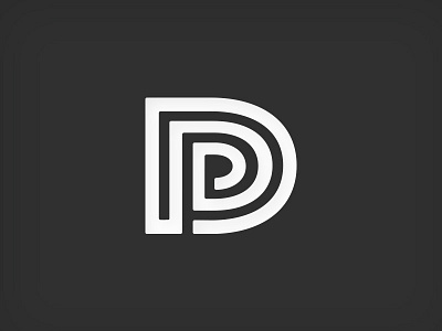 Dan Peters 2016 branding dan design logo mark monogram peters self
