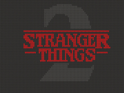 Stranger Things 2 sweater