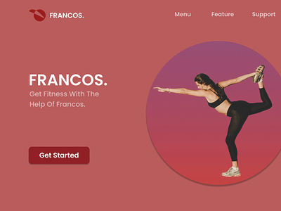 Francos webpage. app branding design graphic design illustration logo ui ui design uiux design vector web design