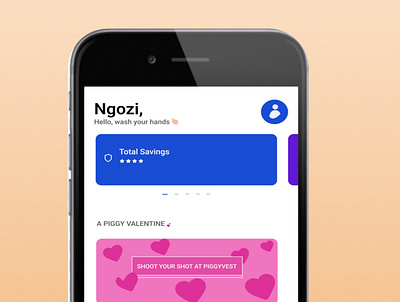 Piggyvest mobile app recreated branding design illustration ui ux