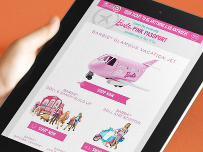 Barbie Promotional Email barbie design email design gif html layout pink