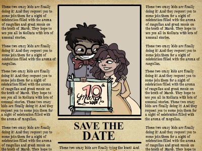 Save the date animated invite save the date