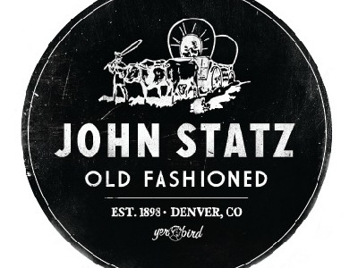 John Statz stickers americana button logo sticker