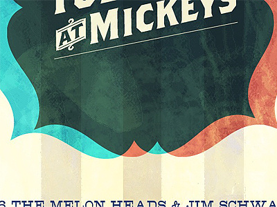 Mickeys_March gig poster madison