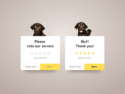 Pop Up dailyui design popup rate ui web