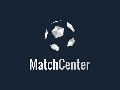 Logo MatchCenter ball football sport