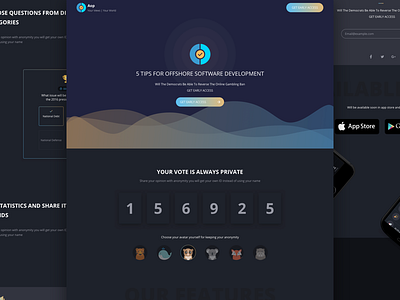 Landing page