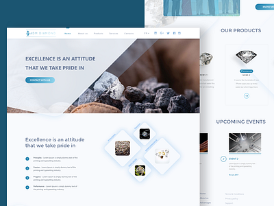 Diamond Landing page