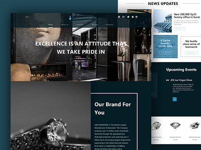 Diamond Landing page branding diamond landing page