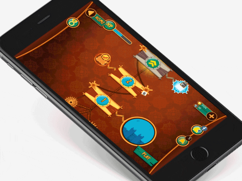 Puppet Punch-The game android animation app character fight game illustration ios punch ui ux