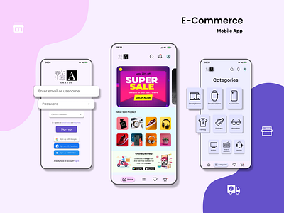 Online Shopping - Mobile App UI Design