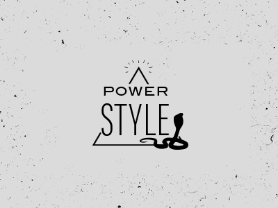 Power Style 13 (refined) blog identity logo logo design snake