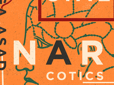 social narcotics 2 abstract album album cover art design narcotics orange phrenology social texture vintage